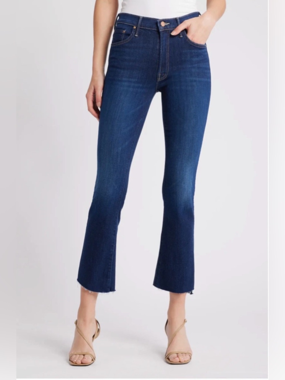 Mother Jeans:  The Insider Crop Sz 25 Step Fray Jeans